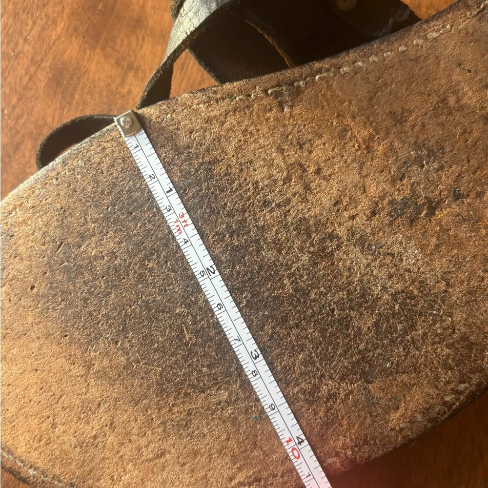 Handmade Black Leather Sandals with Stud Accents